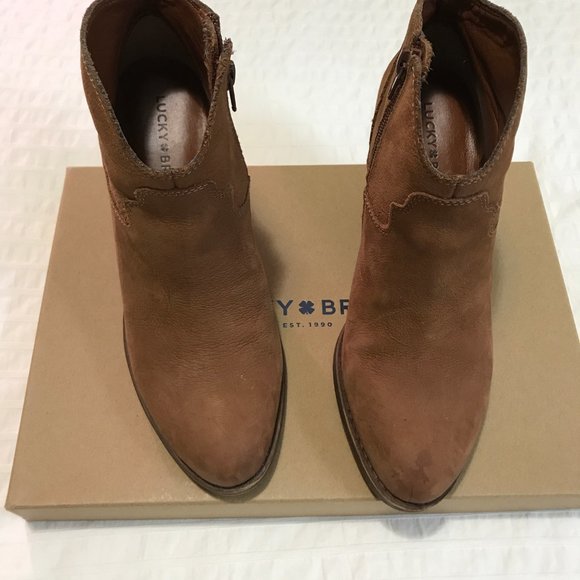 Lucky Brand Eller Bootie Toffee - Picture 2 of 4